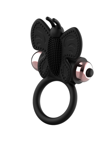 COQUETTE CHIC DESIRE - COCK RING BUTTERFLY ANILLO VIBRADOR NEGRO - GOLD