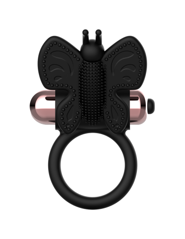 COQUETTE CHIC DESIRE - COCK RING BUTTERFLY ANILLO VIBRADOR NEGRO - GOLD