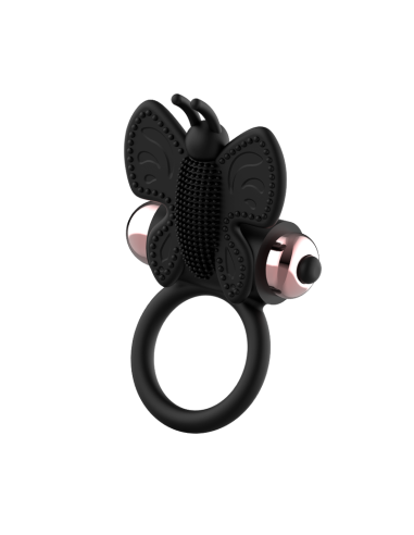 COQUETTE CHIC DESIRE - COCK RING BUTTERFLY ANILLO VIBRADOR NEGRO - GOLD