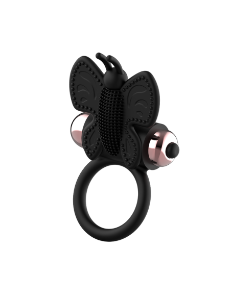 COQUETTE CHIC DESIRE - COCK RING BUTTERFLY ANILLO VIBRADOR NEGRO - GOLD