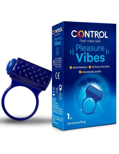 CONTROL - PLEASURE VIBES ANILLO VIBRADOR