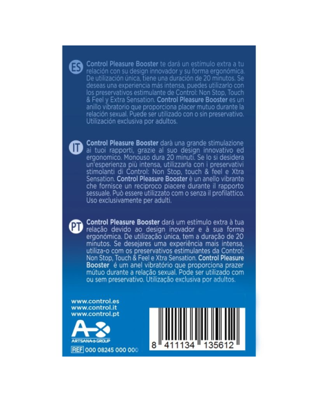 CONTROL - PLEASURE VIBES ANILLO VIBRADOR