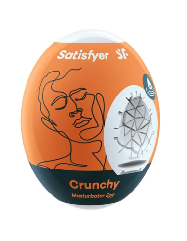 SATISFYER - CRUNCHY HUEVO MASTURBADOR