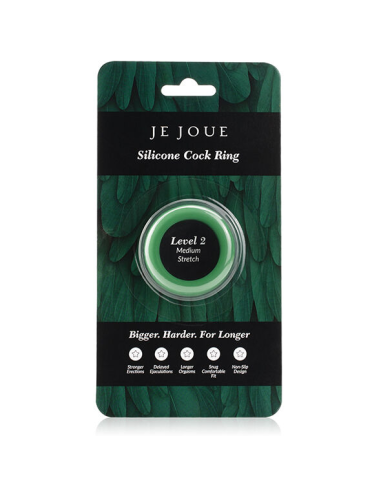 JE JOUE - ANILLO SILICONA VERDE - ESTRANGULAMIENTO MEDIO