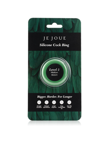 JE JOUE - ANILLO SILICONA VERDE - ESTRANGULAMIENTO MEDIO