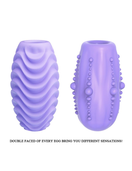 PRETTY LOVE - HUEVO MASTURBADOR DOBLE CARA LILA