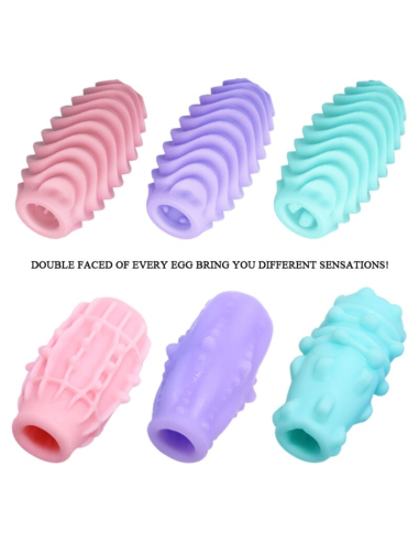 PRETTY LOVE - HUEVO MASTURBADOR DOBLE CARA 15 UDS