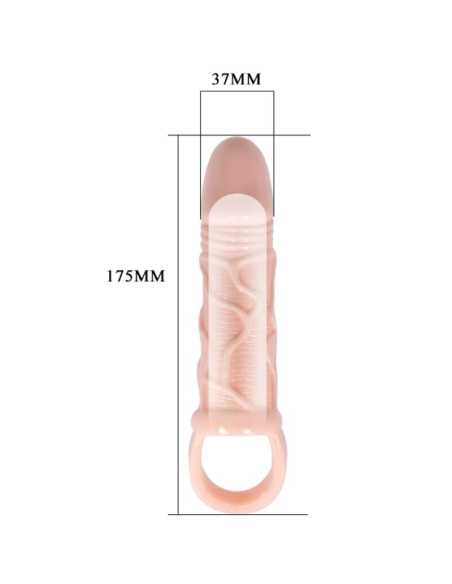 BAILE - FUNDA EXTENSORA PENE CON STRAP PARA TESTÍCULOS 13.5 CM