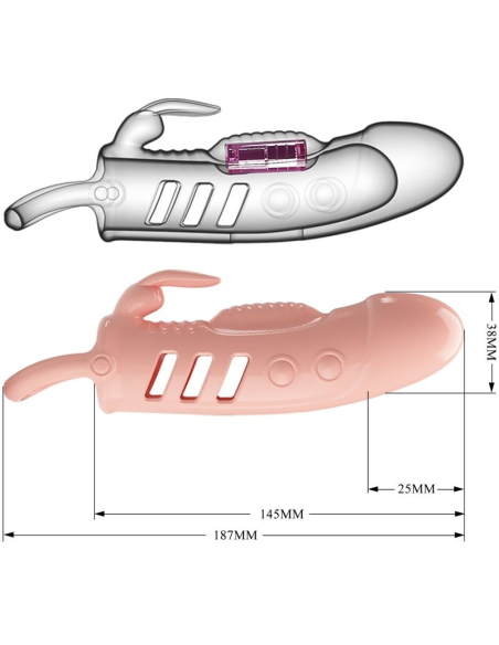 PRETTY LOVE - SLOANE FUNDA PENE RABBIT NATURAL