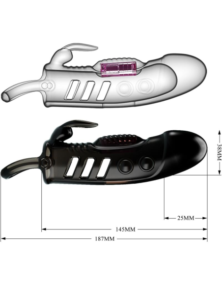 PRETTY LOVE - SLOANE FUNDA PENE RABBIT NEGRO