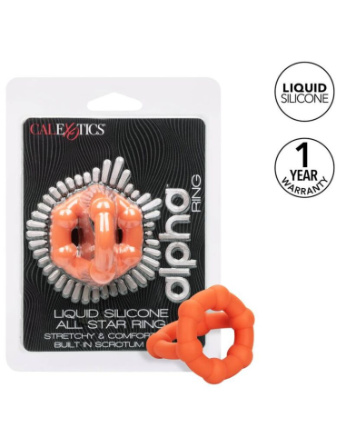 CALEXOTICS - ALPHA ALL STAR RING NARANJA