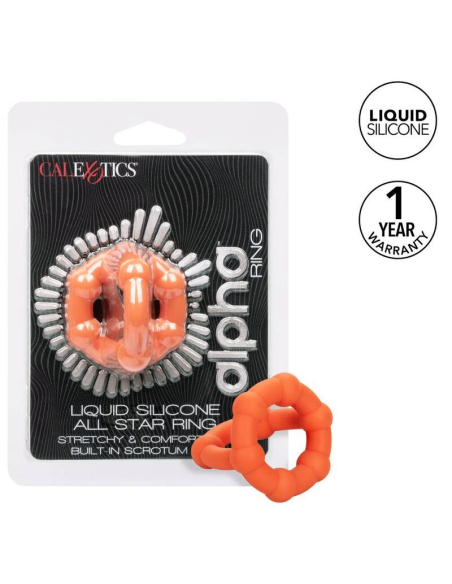 CALEXOTICS - ALPHA ALL STAR RING NARANJA