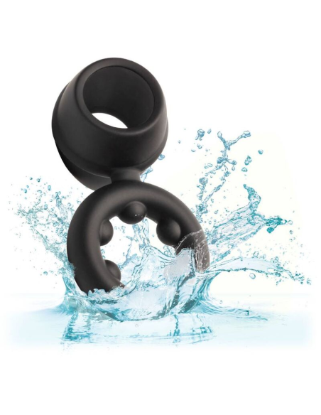 CALEXOTICS - ALPHA DUAL MAGNUM RING NEGRO