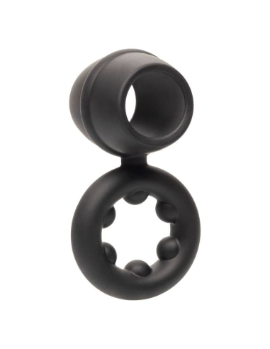CALEXOTICS - ALPHA DUAL MAGNUM RING NEGRO