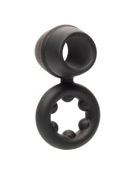 CALEXOTICS - ALPHA DUAL MAGNUM RING NEGRO