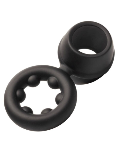CALEXOTICS - ALPHA DUAL MAGNUM RING NEGRO