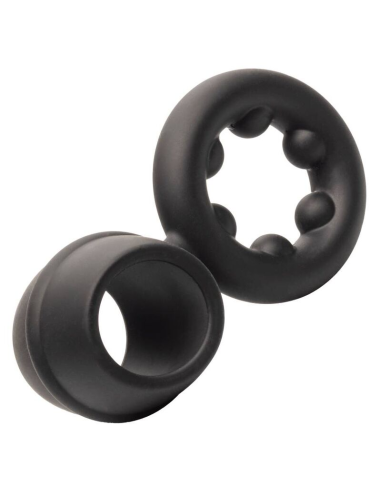 CALEXOTICS - ALPHA DUAL MAGNUM RING NEGRO