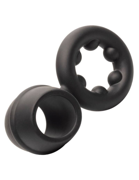 CALEXOTICS - ALPHA DUAL MAGNUM RING NEGRO
