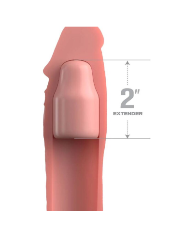 FANTASY X- TENSIONS - PIPEDREAMS EXTENSION W STRAP 15,24 CM SKIN