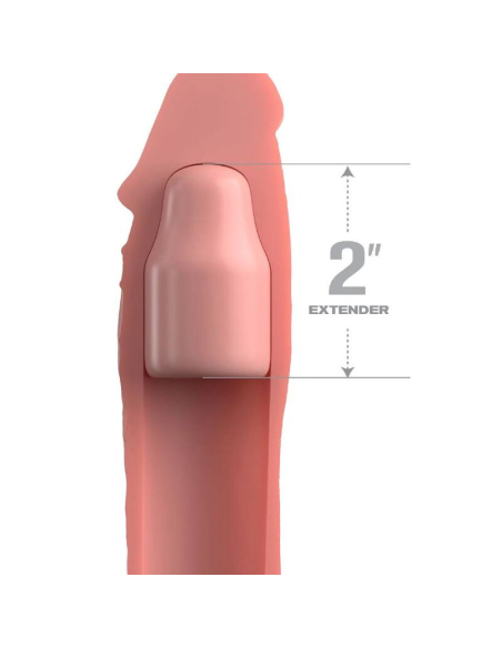FANTASY X- TENSIONS - PIPEDREAMS EXTENSION W STRAP 15,24 CM SKIN