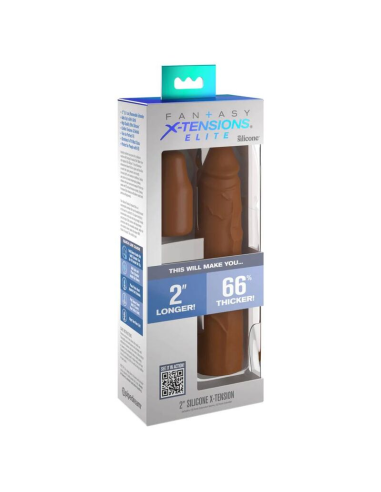 FANTASY X- TENSIONS - PIPEDREAMS SLEEVE 20,32 CM 5,00 CM INCH PLUG CARAMEL