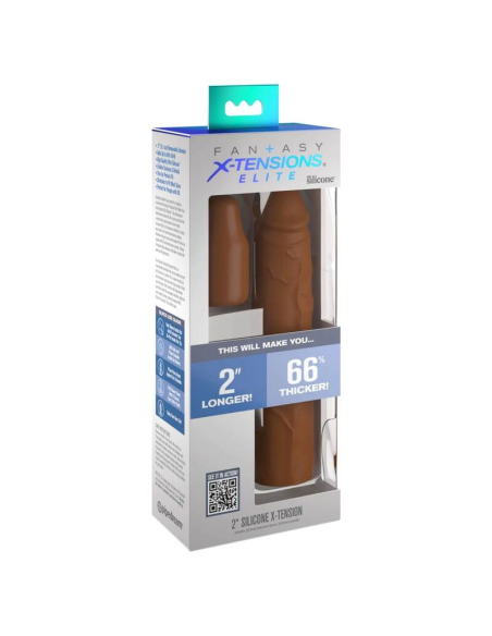 FANTASY X- TENSIONS - PIPEDREAMS SLEEVE 20,32 CM 5,00 CM INCH PLUG CARAMEL