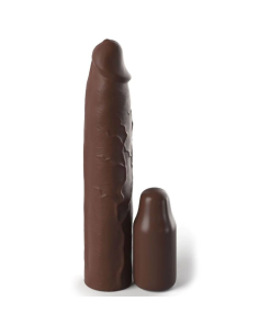 FANTASY X- TENSIONS - PIPEDREAMS SLEEVE 22,86 CM 7,62 CM PLUG BROWN