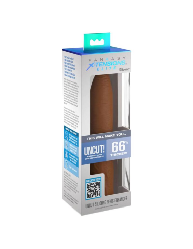 FANTASY X- TENSIONS - PIPEDREAMS EXTENSION SLEEVE UNCUT 17,78 CM CARAMEL