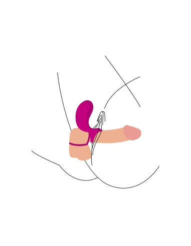 XOCOON - ANILLO VIBRADOR PARA PAREJAS FUCSIA