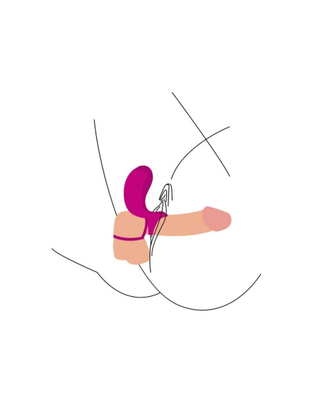 XOCOON - ANILLO VIBRADOR PARA PAREJAS FUCSIA