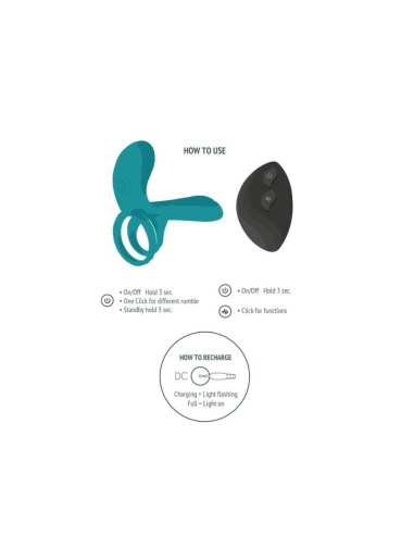 XOCOON - ANILLO VIBRADOR PARA PAREJAS VERDE