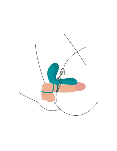 XOCOON - ANILLO VIBRADOR PARA PAREJAS VERDE