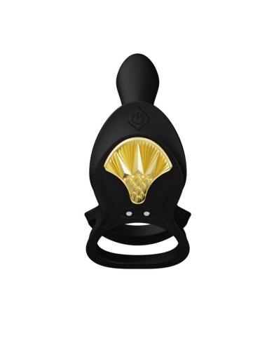 ZALO - BAYEK ANILLO VIBRADOR CONTROL REMOTO PAREJAS NEGRO