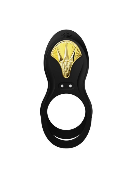 ZALO - BAYEK ANILLO VIBRADOR CONTROL REMOTO PAREJAS NEGRO