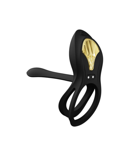 ZALO - BAYEK ANILLO VIBRADOR CONTROL REMOTO PAREJAS NEGRO