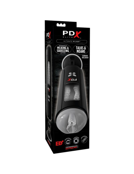 PDX ELITE - MASTURBADOR STROKER ULTIMATE MILKER VAGINA CON VOZ
