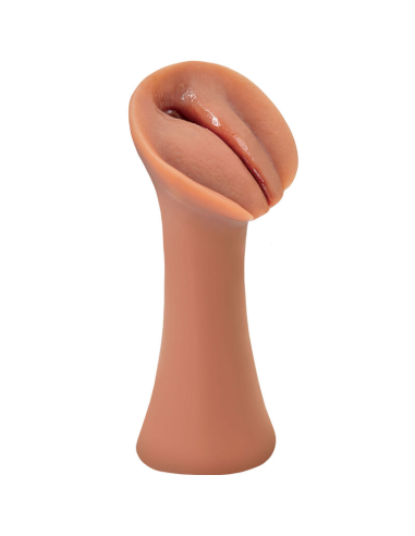 FETISH FANTASY EXTREME - MASTURBADOR MASCULINO SILICONA SLIPPERY SLIT CARAMELO