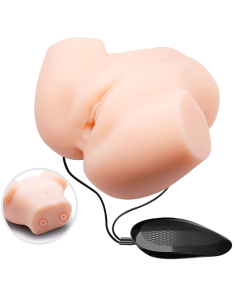 CRAZY BULL - VAGINA Y ANO REALÍSTICOS DOBLE VIBRACIÓN