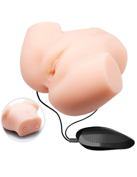 CRAZY BULL - VAGINA Y ANO REALÍSTICOS DOBLE VIBRACIÓN