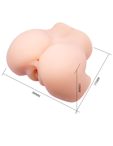 CRAZY BULL - VAGINA Y ANO REALÍSTICOS DOBLE VIBRACIÓN