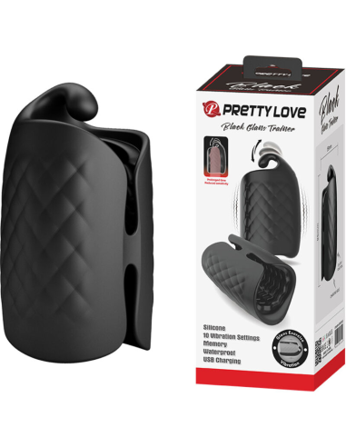 PRETTY LOVE - MASTURBADOR MANUAL PARA GLANDE VIBRADOR RECARGABLE