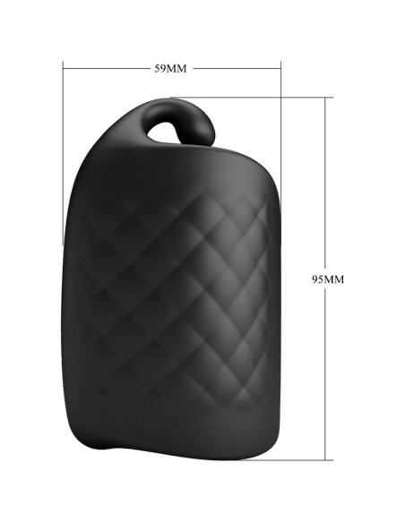 PRETTY LOVE - MASTURBADOR MANUAL PARA GLANDE VIBRADOR RECARGABLE