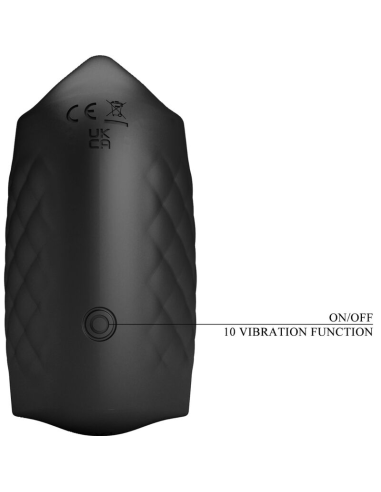 PRETTY LOVE - MASTURBADOR MANUAL PARA GLANDE VIBRADOR RECARGABLE