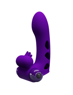 PRETTY LOVE - ORLANDO FUNDA DE DEDO VIBRADOR MORADO