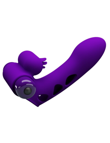 PRETTY LOVE - ORLANDO FUNDA DE DEDO VIBRADOR MORADO
