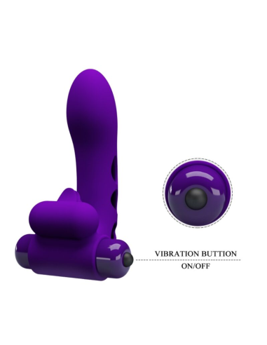 PRETTY LOVE - ORLANDO FUNDA DE DEDO VIBRADOR MORADO