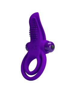 PRETTY LOVE - ANILLO VIBRADOR PARA PENE MORADO