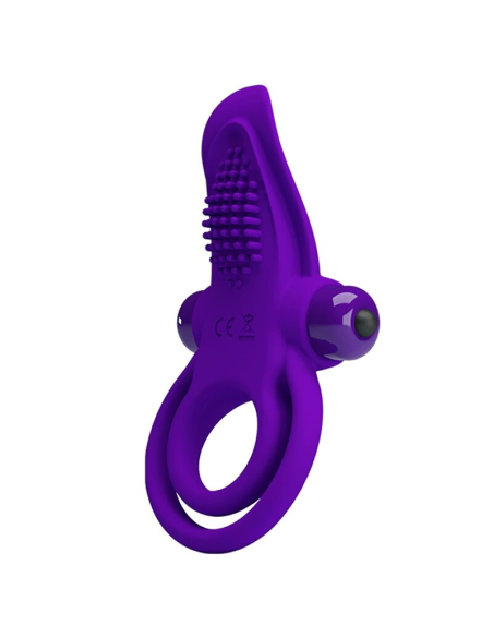 PRETTY LOVE - ANILLO VIBRADOR PARA PENE MORADO