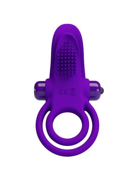 PRETTY LOVE - ANILLO VIBRADOR PARA PENE MORADO