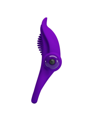 PRETTY LOVE - ANILLO VIBRADOR PARA PENE MORADO